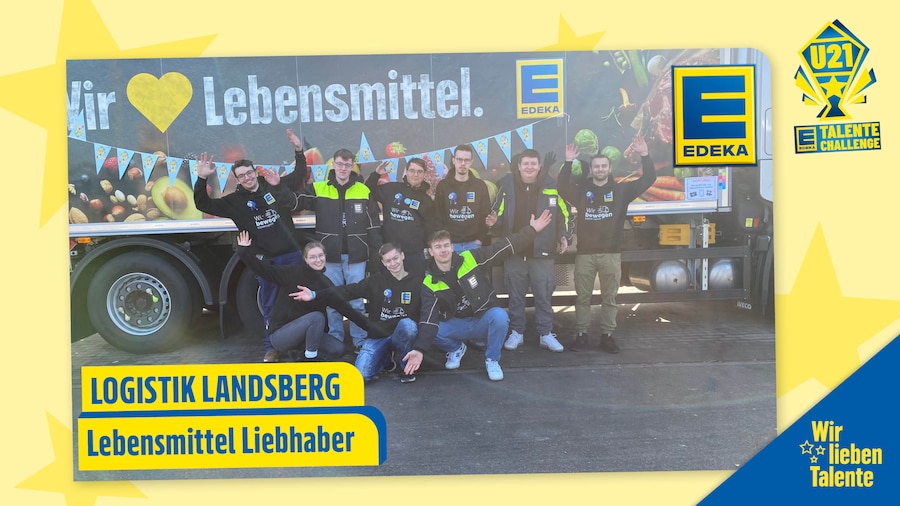 EDEKA U21 TeamAward 2025 Teamfoto Logistik Landsberg 