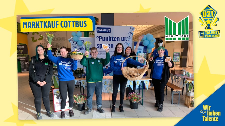 EDEKA U21 TeamAward Teamfoto MARKTKAUF Cottbus