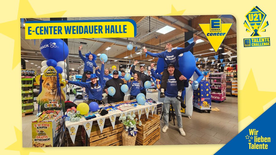 EDEKA U21 TeamAward 2025 Teamfoto EDEKA Center Weidauer Halle