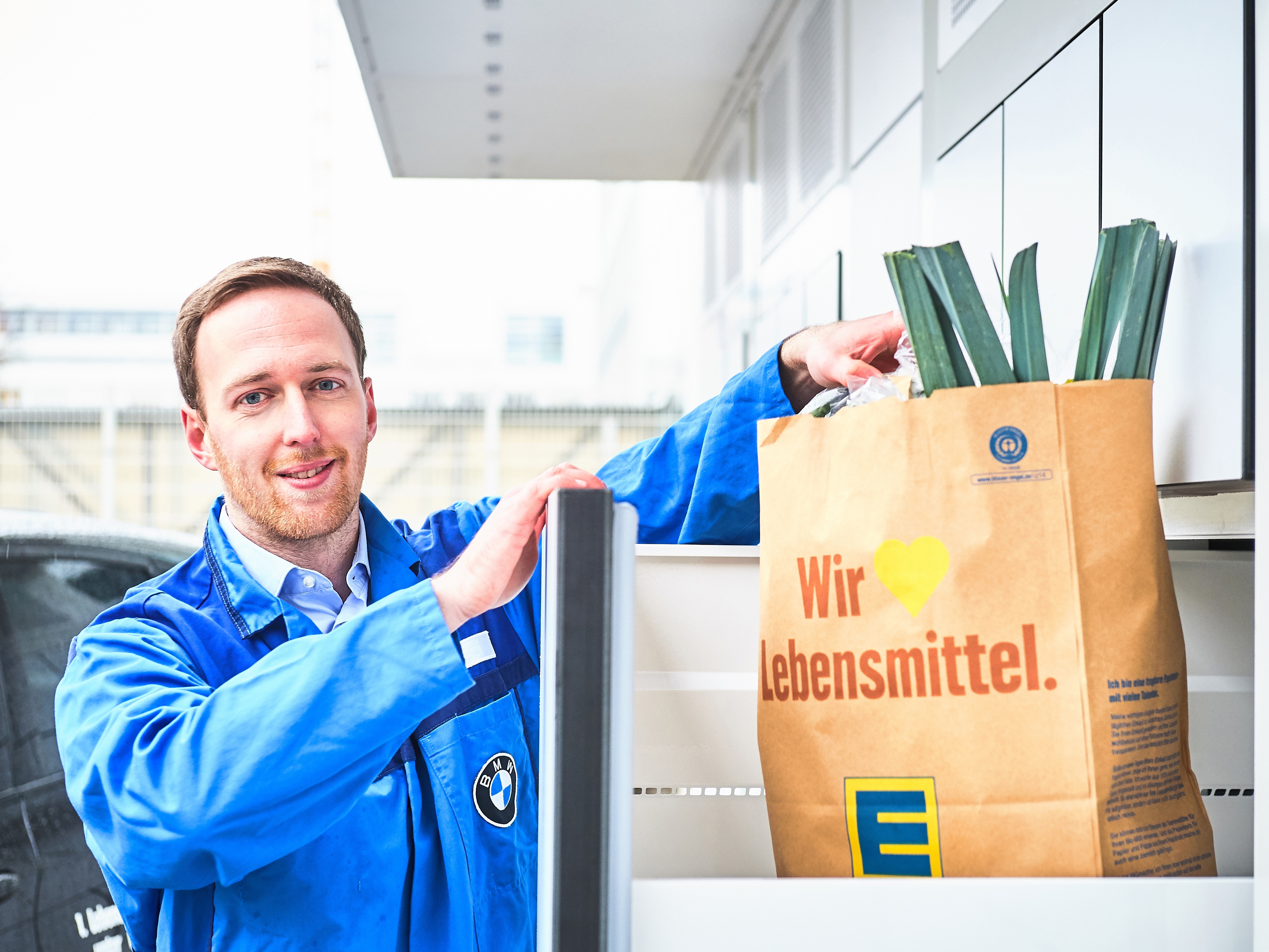 EDEKA Box bei BMW