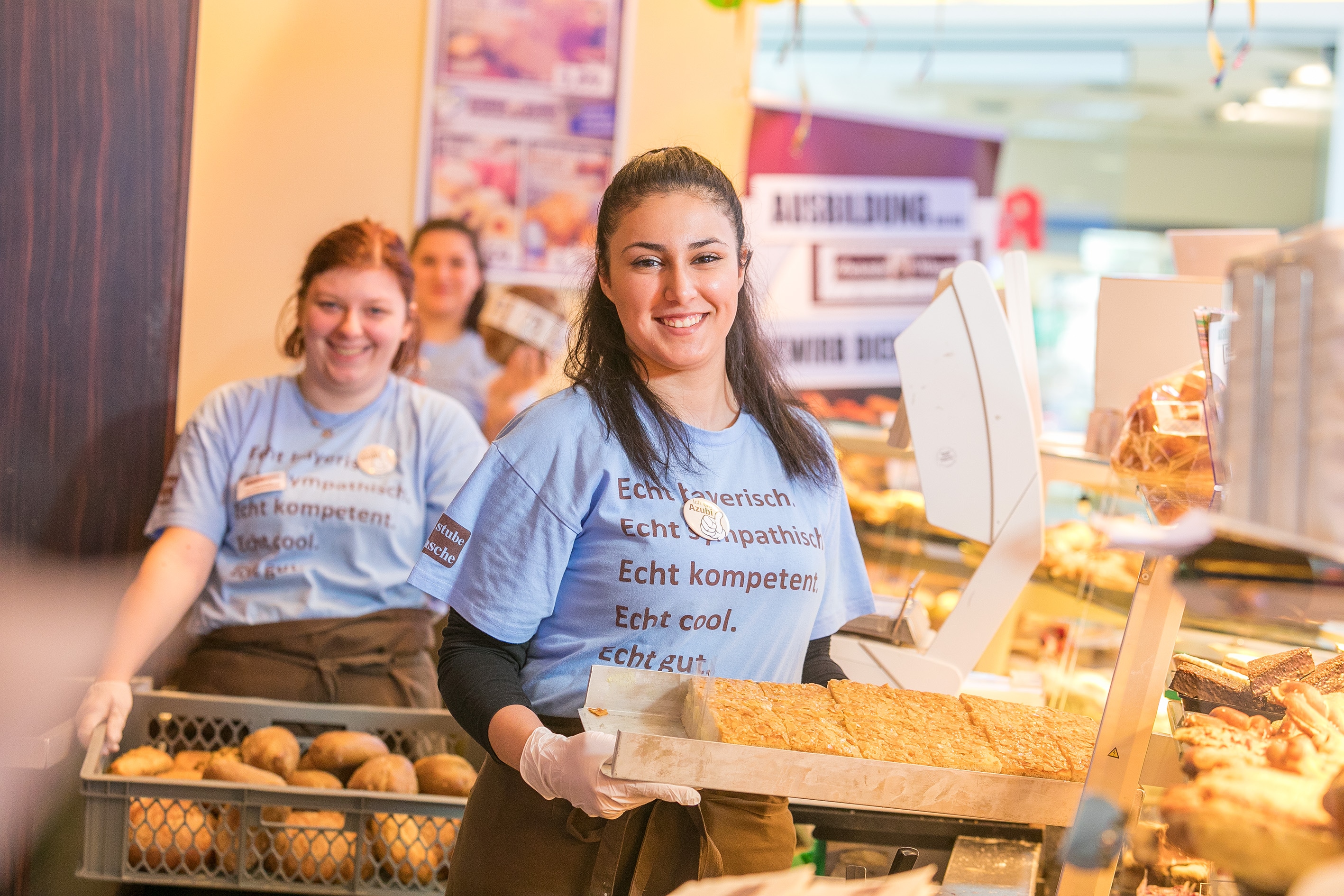 Machen Sie Karriere im Einzelhandel! Der EDEKA-Verbund bietet attraktive Stellen im Bereich Backwaren.