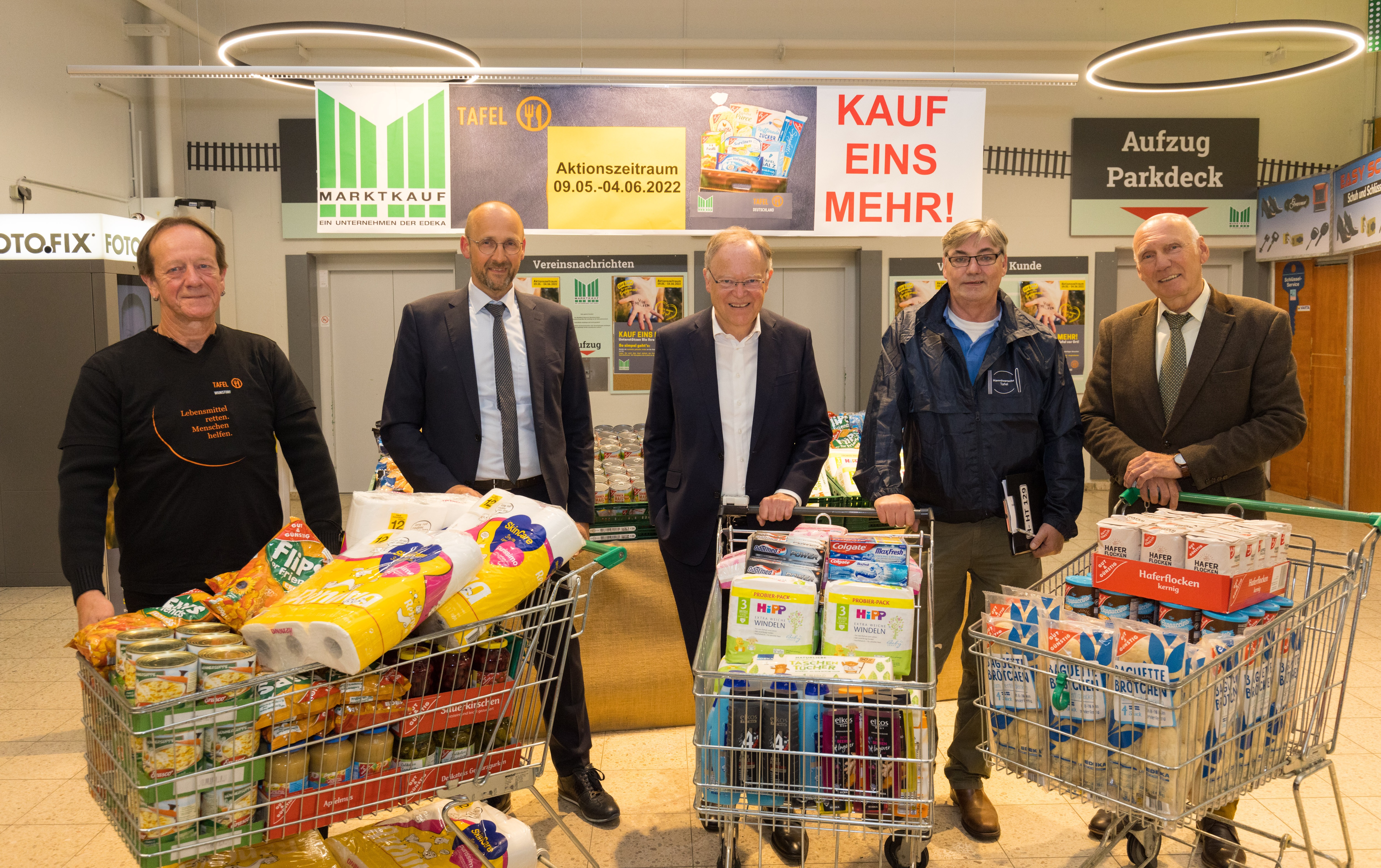 Tafel, Weil, Hannover, Ministerpräsident