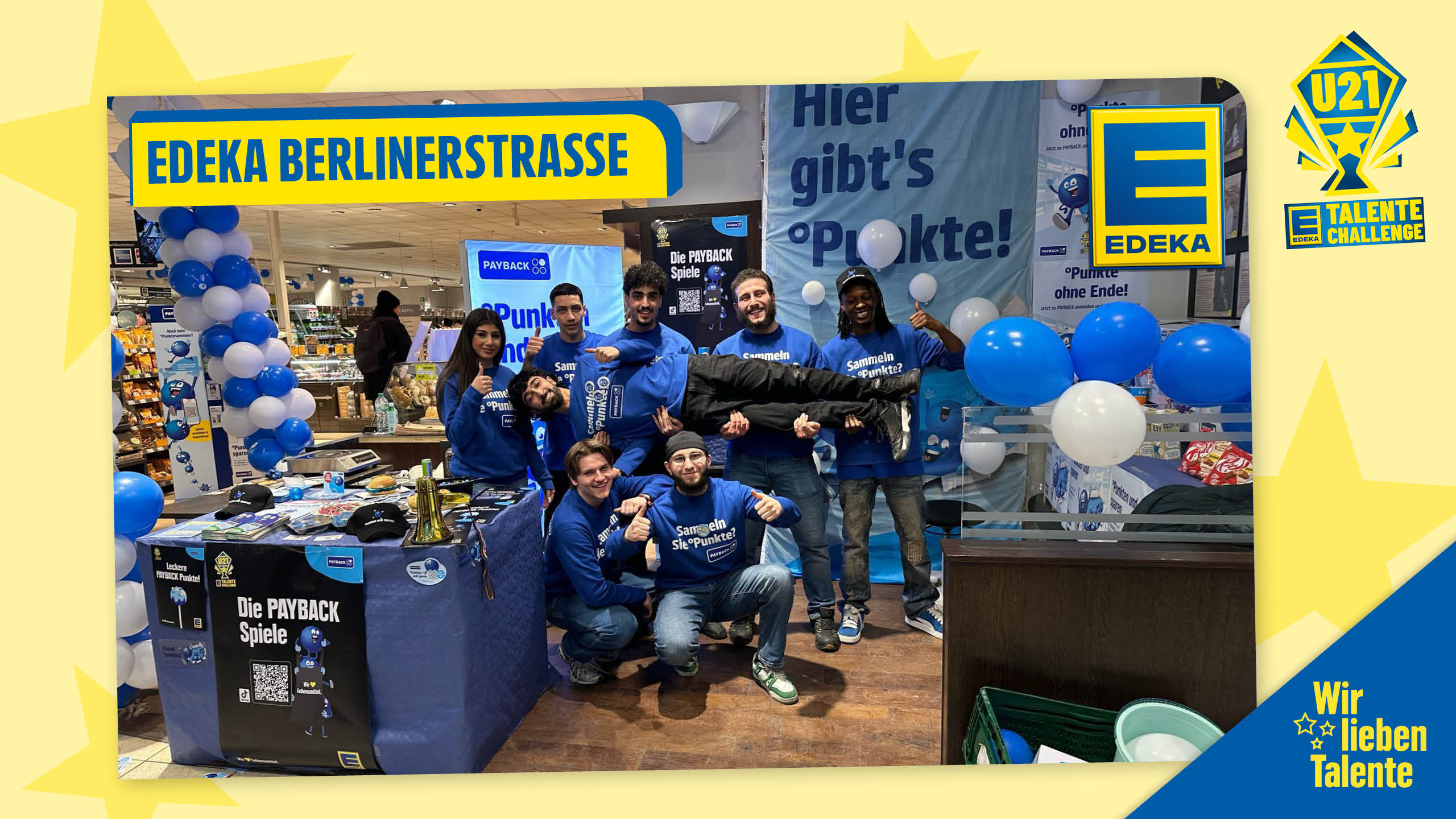 EDEKA U21 TeamAward 2025 Teamfoto EDEKA Berlinerstraße
