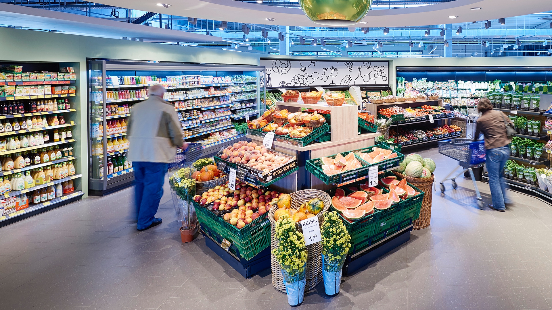 Eine große Sortimentsvielfalt in der Frischeabteilung im EDEKA-Markt Schreiber