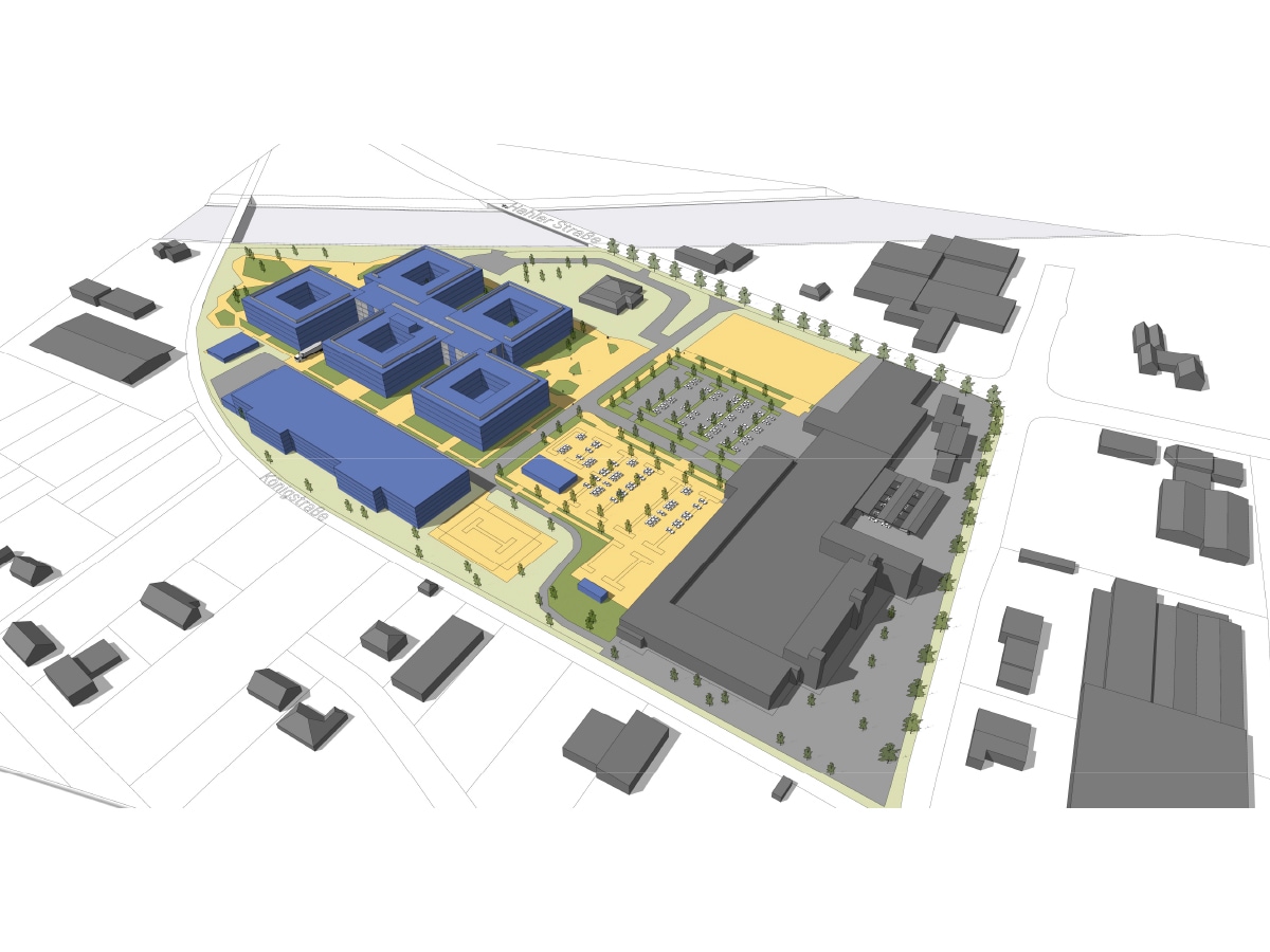 3D-Visualisierung des EDEKA-Campus