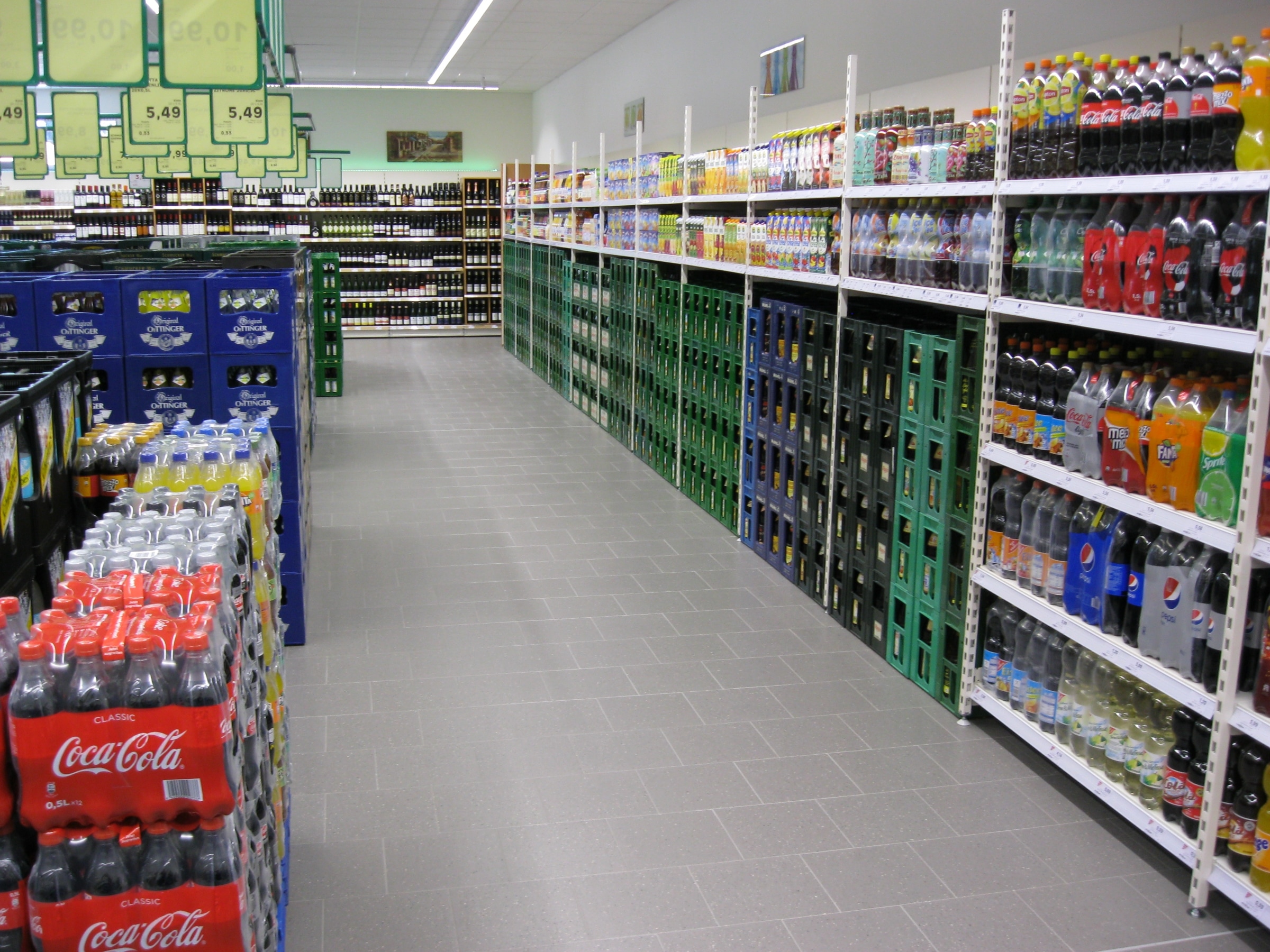 Profi Getränke Markt innen