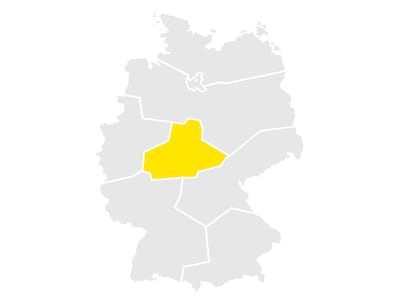 EDEKA Wissensportal - Deutschlandkarte Region HR