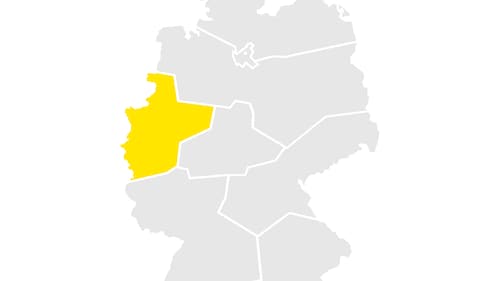 EDEKA Wissensportal - Deutschlandkarte Region RR