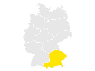 EDEKA Wissensportal - Deutschlandkarte Region SB