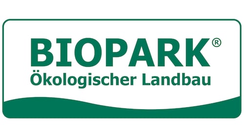 Die Grafik zeigt das Logo von Biopark