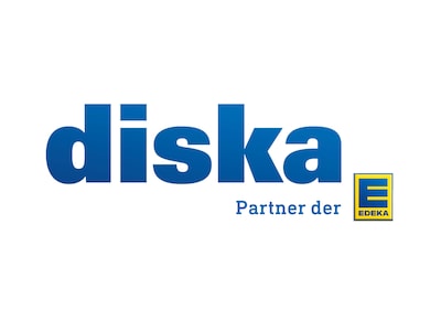 Diska-Logo mit Rand