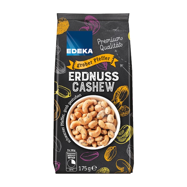 EDEKA Erdnuss Cashew Mix Pfeffer