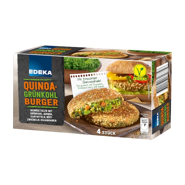 EDEKA Quinoa-Grünkohl Burger