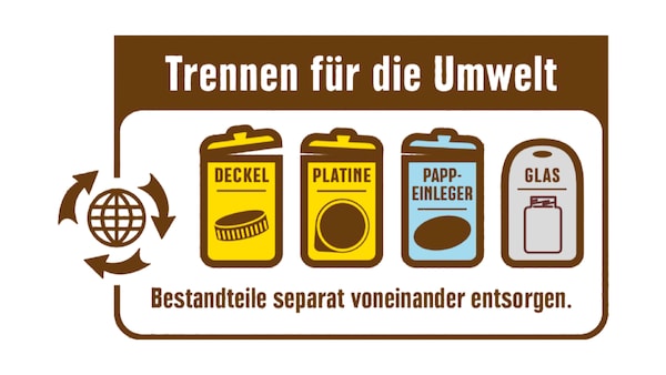 Der EDEKA Recyclingwegweiser gibt Verbrauchern eine Hilfestellung, wie die jeweilige Verpackung getrennt und entsorgt werden 