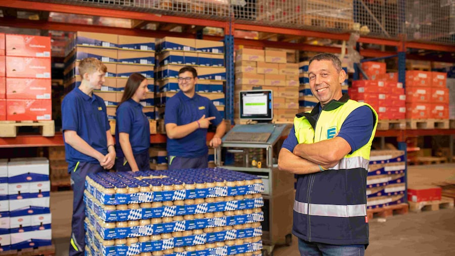 Schichtleiter im EDEKA Logistikzentrum in Gaimersheim