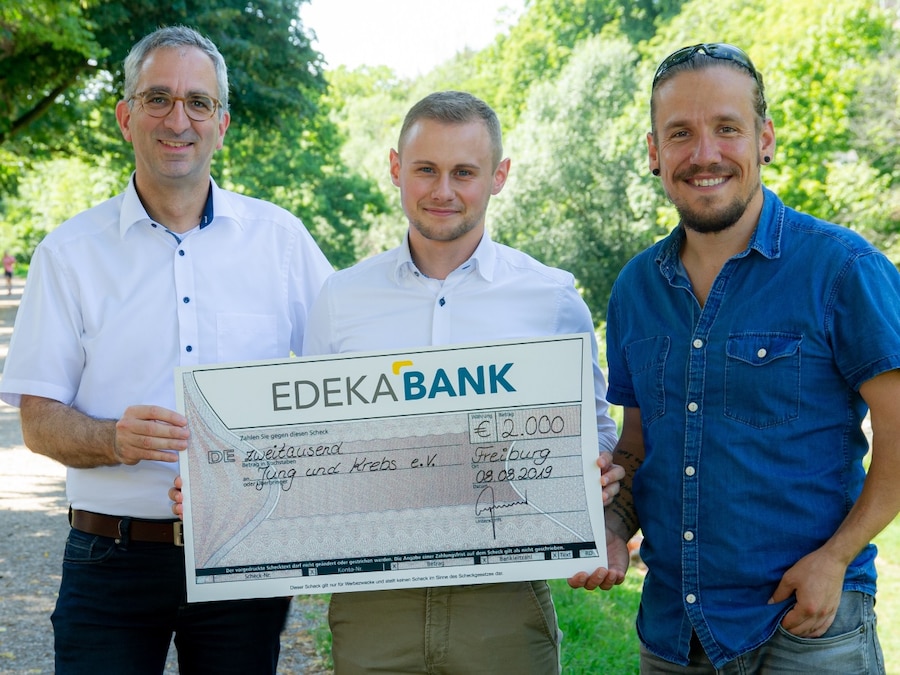 EDEKA Südwest unterstützt Freiburger Verein Jung und Krebs