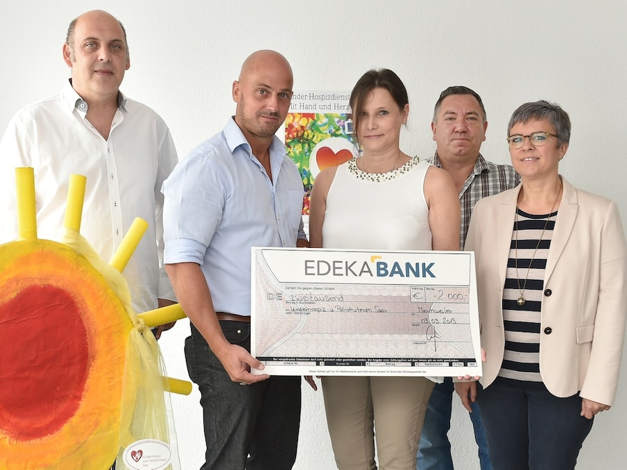 EDEKA Südwest unterstützt Kinderhospiz- und Paliativteam Saar
