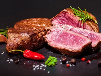 Gegrillte Rinderfilet-Steaks