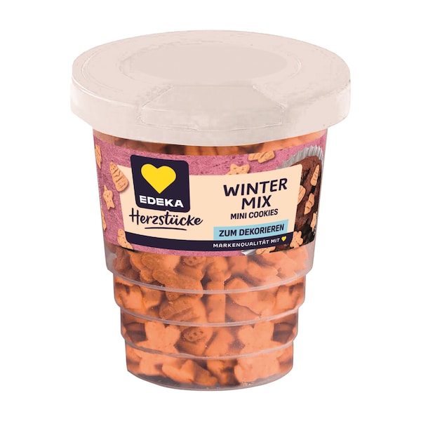 EDEKA Herzstücke Winter Mix Mini Cookies