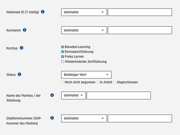 Screenshot für die Anleitung: Auswertung aller Inhalte für Beauftragte