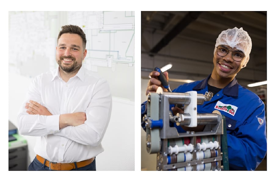 Collage aus den Portraitbildern von Tom Plähn und Adrian Kekessi Nunez 