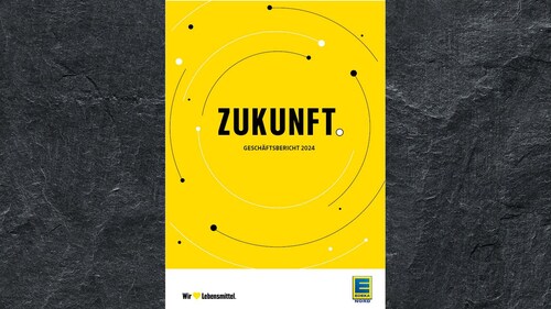 Moderner Titel des EDEKA Nord Geschäftsberichts 2024 
