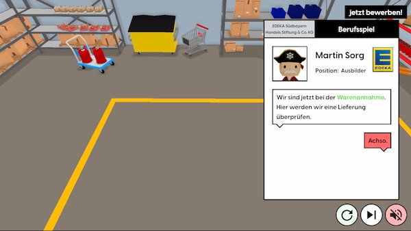 Vorschaubild des Berufsspiels Career-Captain